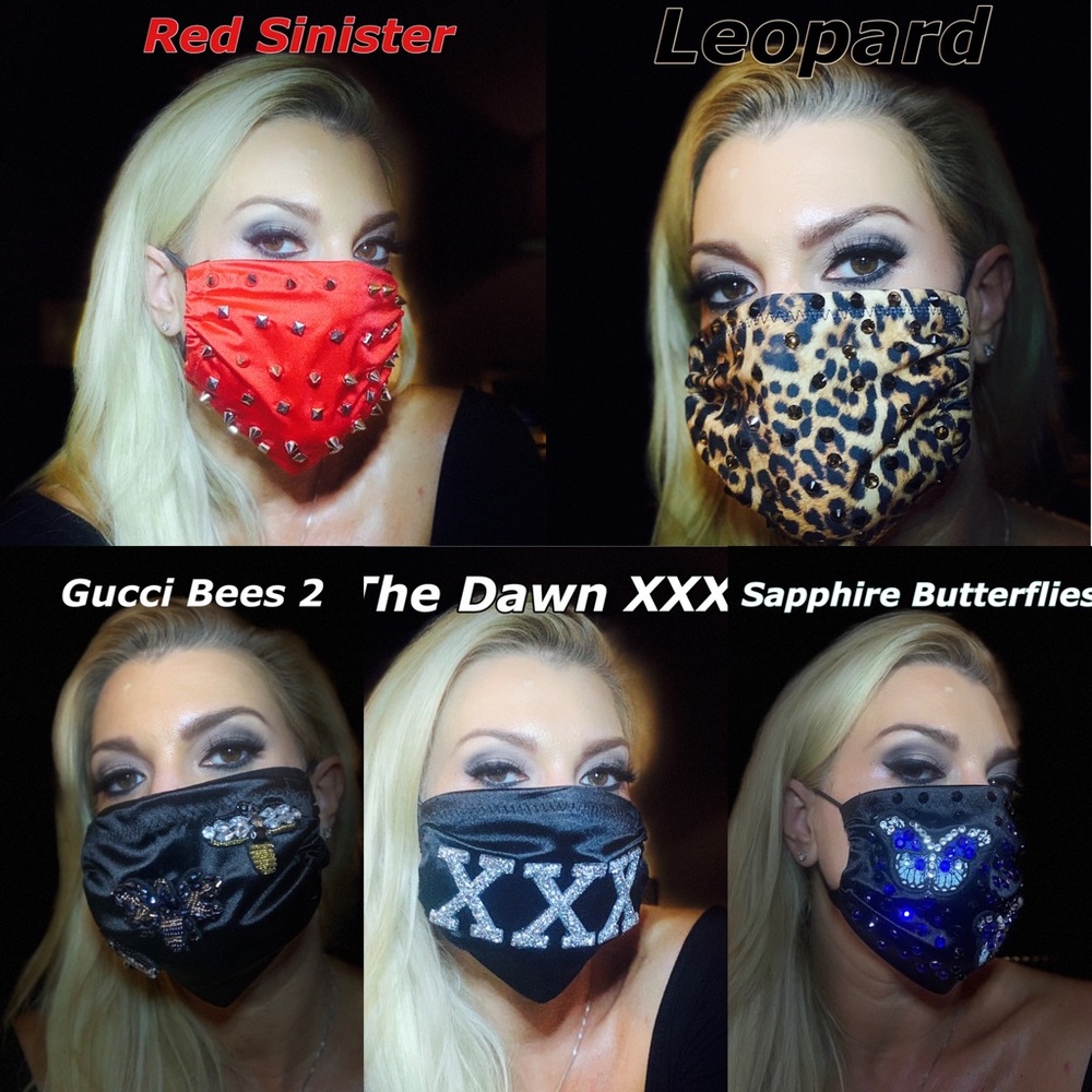 Genuine crystal face masks/ Sheilds